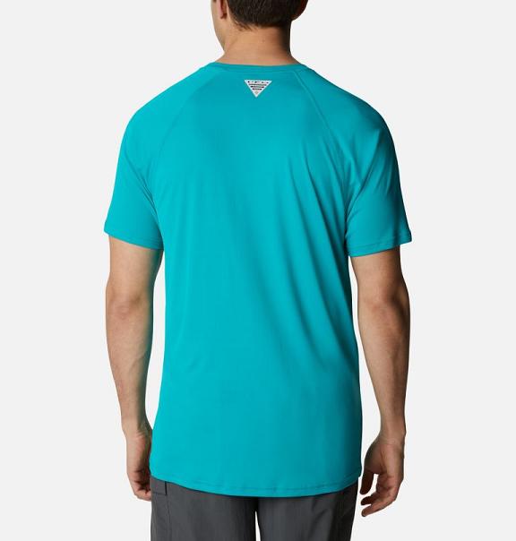 Columbia PFG Respool T-Shirt Blue For Men's NZ97286 New Zealand